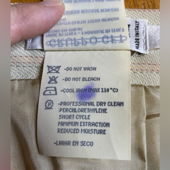 Giorgio Armani LE COLLEZIONI Vintage Wool blend pencil Skirt Women’s Size 14 - Picture 12 of 12